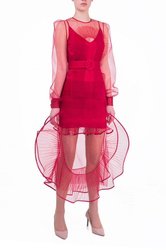 Tulle Dress Red